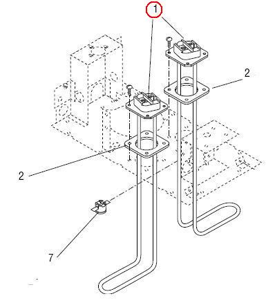 Tank Heater Kit, 3950W 380V