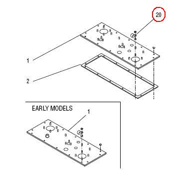 Clamp, Cable-Nylon Nat .438Id