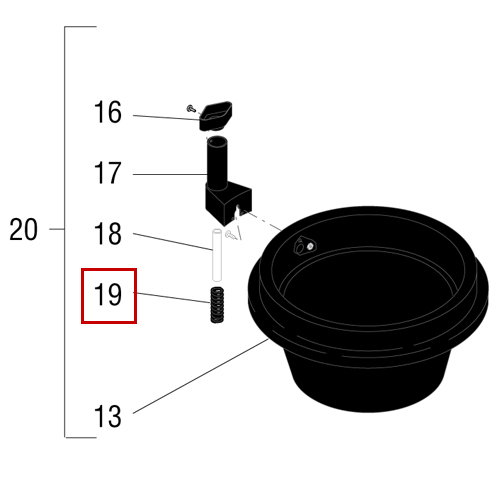 Spring Sst-.565Od 9.5Coils/In