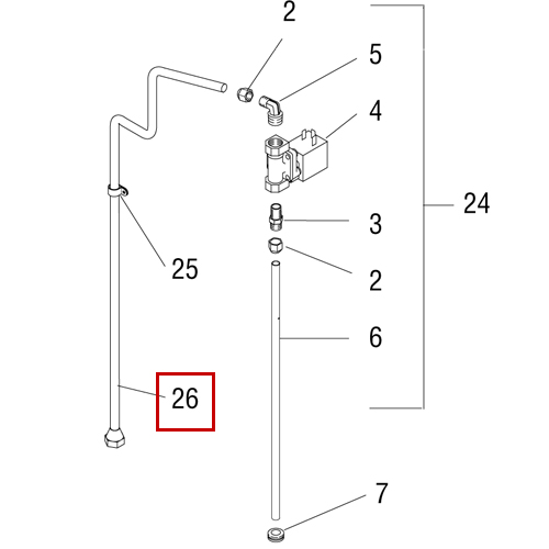 Tube Assy W/Fitinltee To Solv