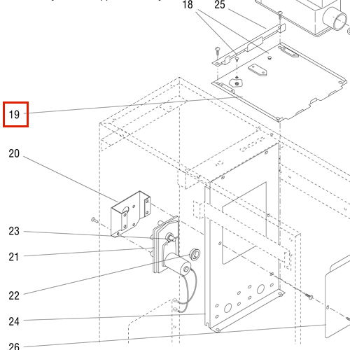 Panel, Hopper Mtg-2Hpr