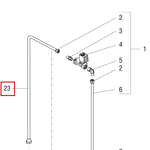 Tube Assy, Inlet To Solenoid