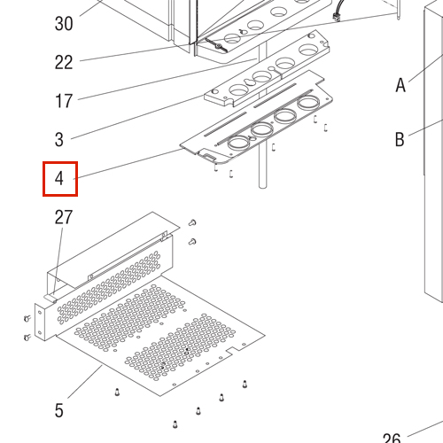 Plate Upper Cab Closure