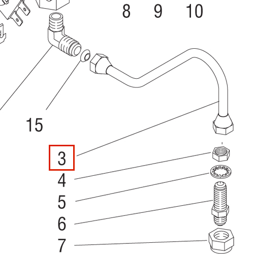 Tube Assy Cop W/Ftgs Fmd-5