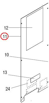 Panel W/Decals,25.75(8)Itcb