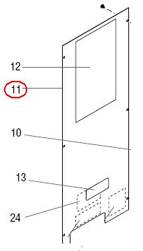 Panel W/Decals,25.75(6)Itcb