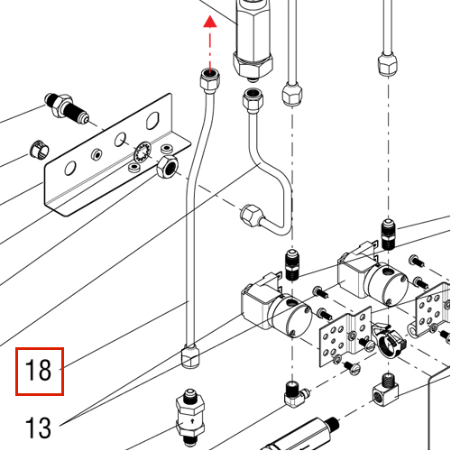 Tube Assy,Cv To Tank (Short)