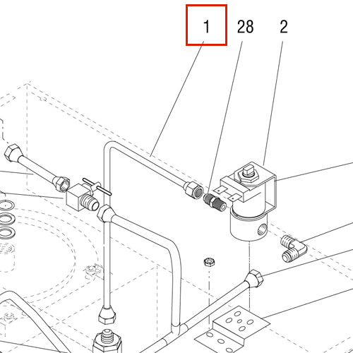 Tube Assy, Str To Valvelp Tb