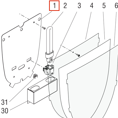 Panel, Light Wht Imix-3 Ul197