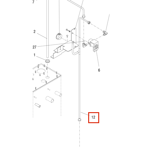 Tube Assy Str/Flow To Sol