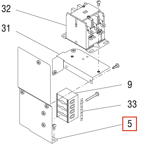 Bracket Wldmt, Term Block