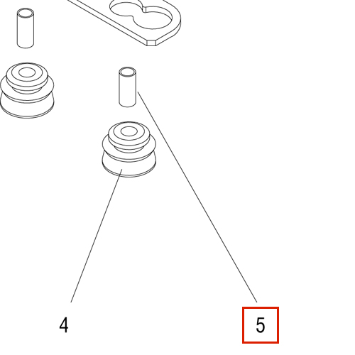 Sleeve, Compressor Mounting Lg