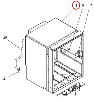 Kit, Cabinet Assy W/Wtr -Jdf-