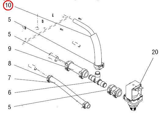 Tube Assy,Vent 0.75 To .312Id